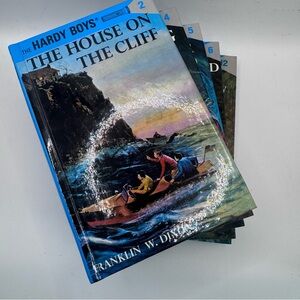 VTG Hardy Boys Books, Lot Of 5, Excellent Condition, Books # 2, 4, 5, 6, 12